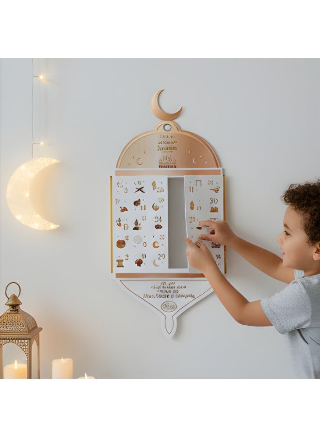 برين جيجلز تقويم رمضان للأطفال - 30 لعبة وملاحظات أنشطة للأولاد والبنات، تقويم العد التنازلي لعيد مبارك، هدية عيد رمضان للأطفال (وردي) - Image 5